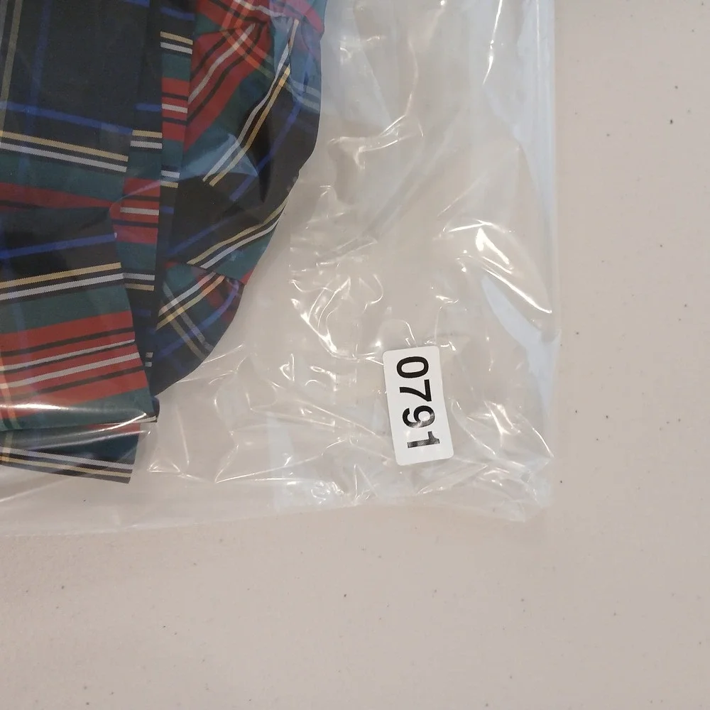 Ralph Lauren Dress Baby 6M Navy Red Plaid Tartan Fit Flare Holiday Preppy